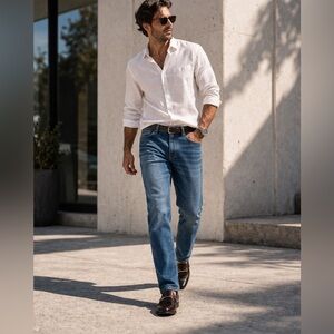 DL1961 Cooper Tapered Men's Jeans Blue Size 30x34 Slim Sustainable Denim Casual